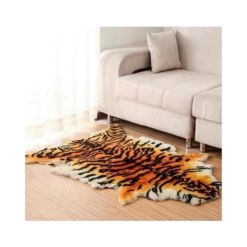 High quality carpet Australia pure wool leather imitation tiger skin mat living room carpet chair cushion seat animal blanket