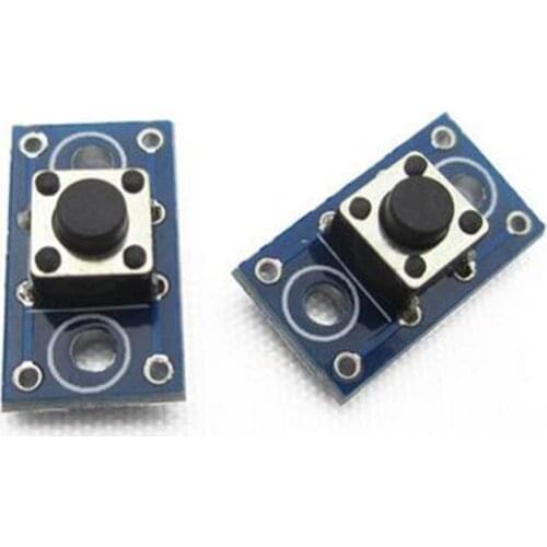 10pcs Button module mini button switch light touch module 4pins button module for flashlight and electric equipment
