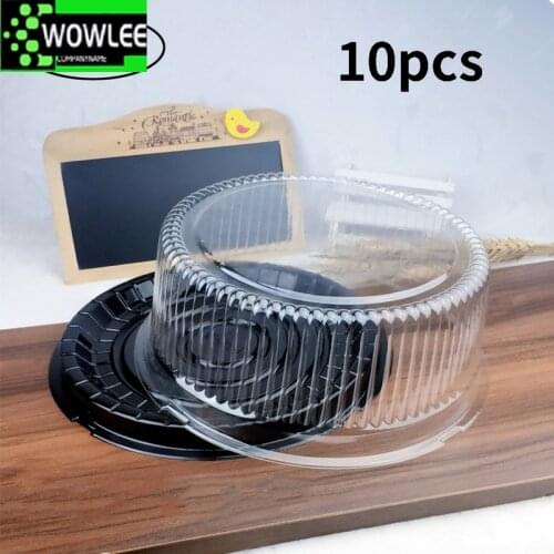 Cake Box Plastic Boxes And Packaging Transparent Clear Cupcake Muffin Dome Holder Cases Wedding