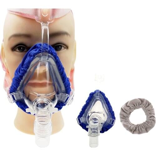2 Pcs Cpap Mask Liners Reusable Fabric Covers Reduce Air Leaks Skin Irritation