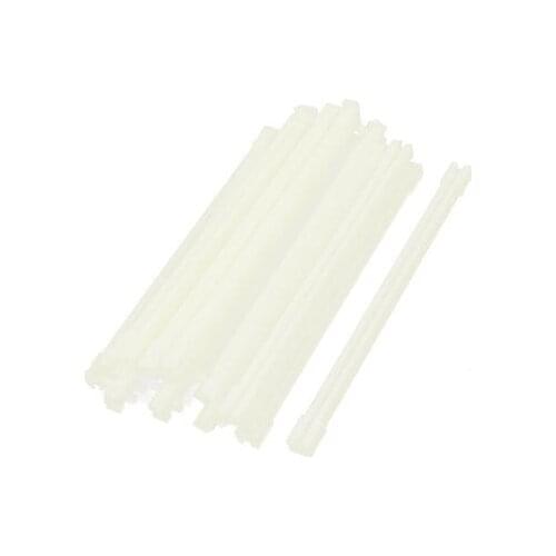 20PCS 6.4" 162mm Long ABS Horizontal PCB Board Card Guide Rail Slot Bar Rod