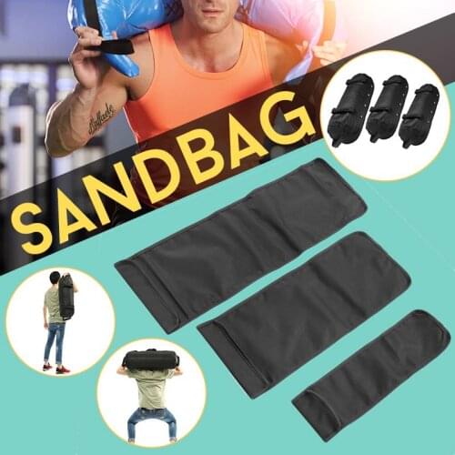 40/50/60 Ibs Adjustable Weightlifting Sandbag Heavy Sand Bag Muscle Training Exercise Tools Boxing Punching Bag Workout Sandbag
