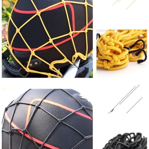 6 Hooks Motorcycle Hold Down Fuel Tank Mesh Net Luggage Helmet Mesh Cargo Net Mesh Bungee Mesh Motorcycle Accessories
