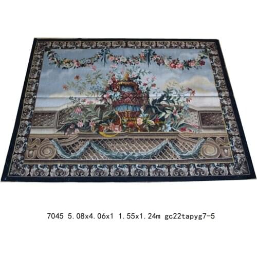 Room tapestry aubusson tapestry wall hanging wall tapestry lotus art tapestry embroidery tapestry