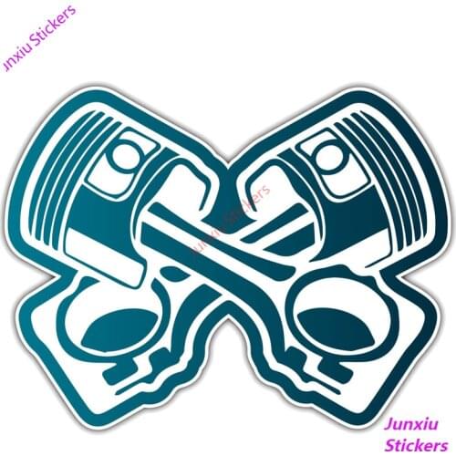 Car Sticker Decal GEngine Piston Cylinder Motor Tool Bumper Window Rear Windshield Laptop Other Vehicle Auto Accessories KK11*9m