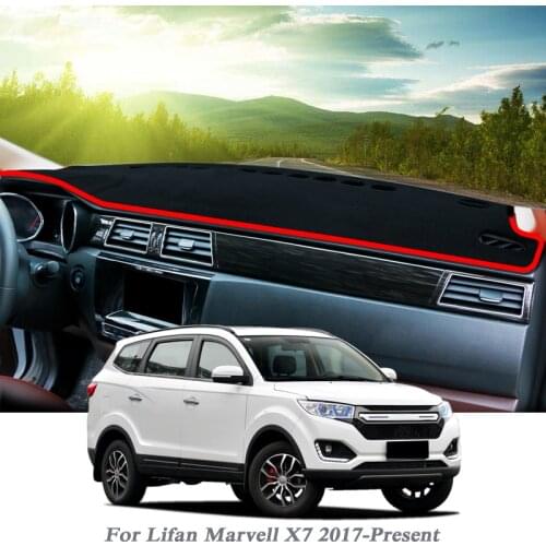 Car Styling Dashboard Protective Mat Shade Cushion Pad Carpet For LIFAN Marvell X7 2017-Present RHD&LHD Auto Accessory