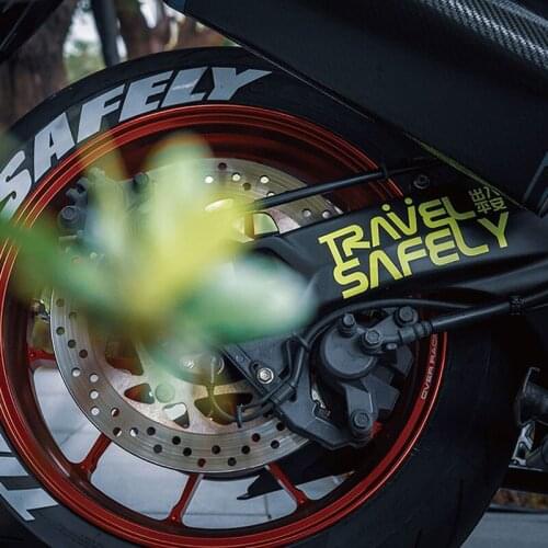 TRAVEL SAFELY Car Stickers Auto Bicycle Motocross Helmet Guitar Keyboard Laptop Graphics Decals