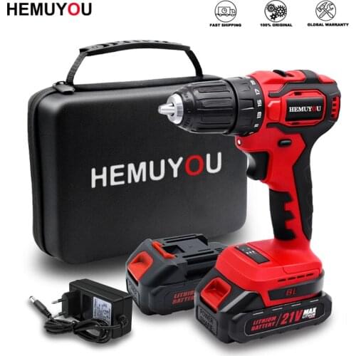 Brushless Electric Drill Electric Screwdriver Mini Cordless Drill Lithium Ion Battery Screwdriver Household DIY Power Tools