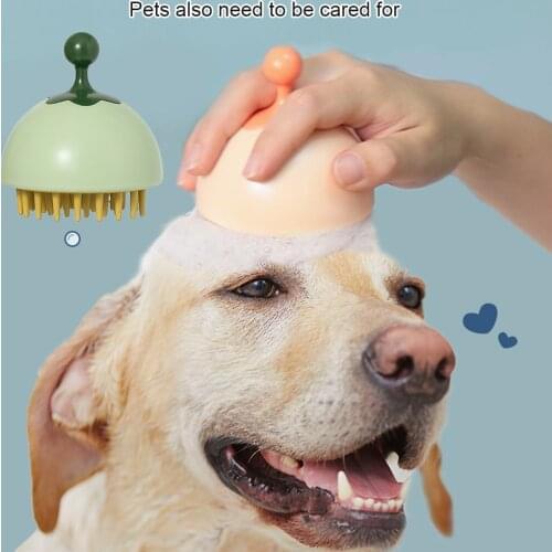 Body Wash Clean Care Hair Root Itching Scalp Massage Comb Shower Brush Dog Wash Brush Bath Spa Anti-Dandruff Shampoo
