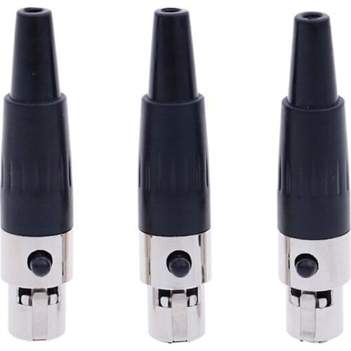 Hot sale 3pin Female Plug Mini TA3F XLR Audio Microphone Connector MIC Adapter