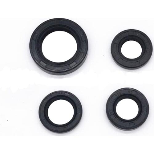 4Pcs/Set Scooter Engine Oil Seal Kit For BAOTIAN BT49QT GY6 50cc 139QMB ATV Moped TAOTAO ROKETA SUNL Crankshaft Gear Crankcase