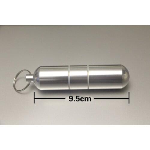 Mini Metal Pill Bottle Outdoor Seal aluminum alloy storage tube Mini jars Bottles
