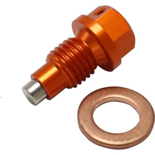 Motorcycle CNC Magnetic Oil Drain Plug Bolt For KT SX SXF EXC EXCF EXCR XC XCW XCF 125 150 200 250 350 450 530 SMR SMC Duke