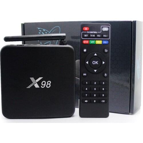 Cheapest price S905X TV BOX X98 Android 6.0 smart TV Box 4K 60fps Better than X96 MINI S905W 2gb 16gb