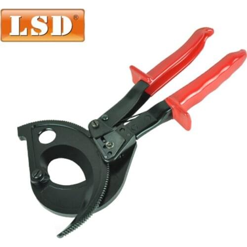 HS-520A ratchet cable cutter for cutting 400mm2 cooper-alumium cables shearing armoered cable cutting tool cutting diameter 33mm