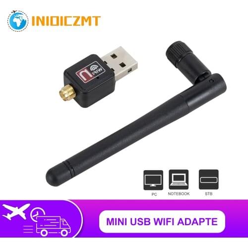 Network Card Mini USB WiFi Adapter Card 150 Mbps 2dBi WiFi adapter PC WiFi Antenna WiFi Dongle 2.4G USB Ethernet WiFi Receiver