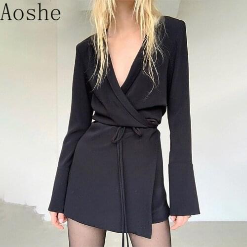 2021 Autumn Runway Dress Elegant Casual Sexy V-neck Bell Sleeve Dress High Waist Lace-up Casual Style Womens Dress