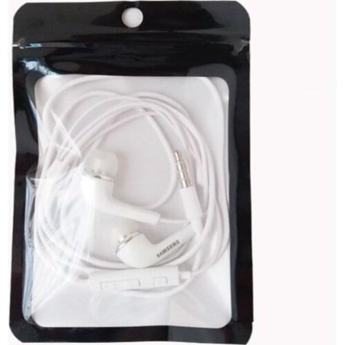 100pcs 90x130mm Black Pearlescent Bluetooth Headset Data Line Jewelry Packaging Ziplock Bag Small Plastic Pouch Package