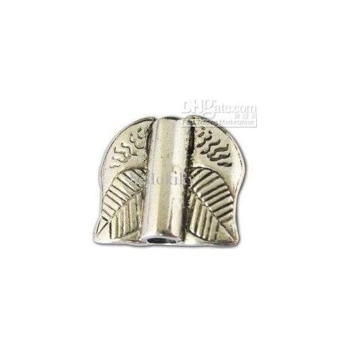 450pcs Tibetan silver leaf spacer beads A10514