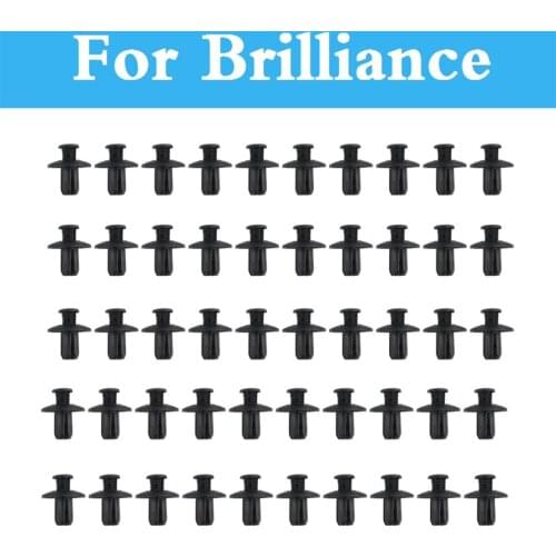 8mm Car Plastic Rivet Fasteners Bumper Mudguard Expansion Clips For Brilliance M1 (BS6) M2 (BS4) M3 (BC3) V5 FRV (BS2) H230 H530