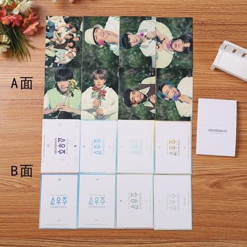 8pcs/set Kpop Bangtan Boys Lomo Cards 8th Anniversary mini Cards Photocard WOWOOZOO Peripheral SUGA JIMIN Star Greeting Card