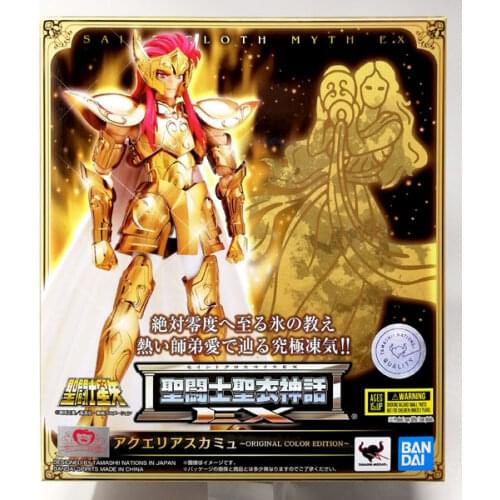 Anime "Saint Seiya" Original BANDAI Tamashii Nations Saint Cloth EX OCE Color Action Figure - Camus Aquarius CLOTH