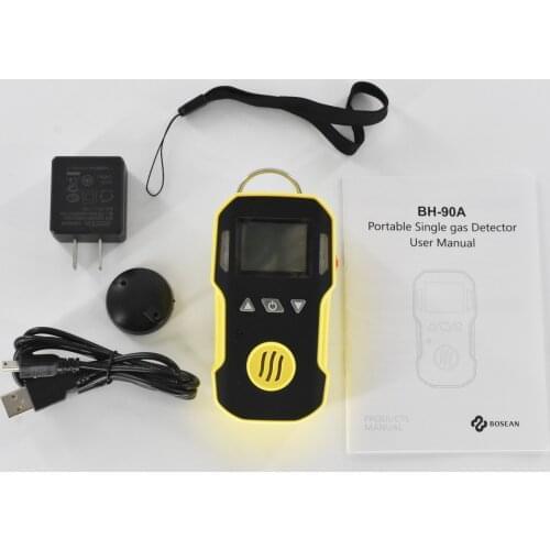BH-90A Digital H2S Gas Detector Industry Portable Gas leak detector Hydrogen sulfide Alarm detetcor 0-50ppm