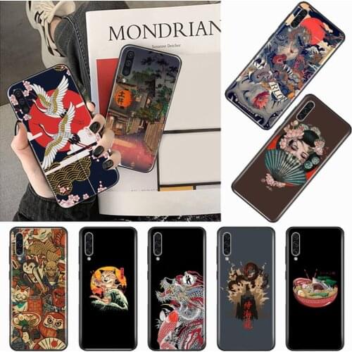 Japanese Style Art Japan aesthetics Phone Case For Samsung galaxy S 7 8 9 10 20 edge A 6 10 20 30 50 51 70 note 10 plus