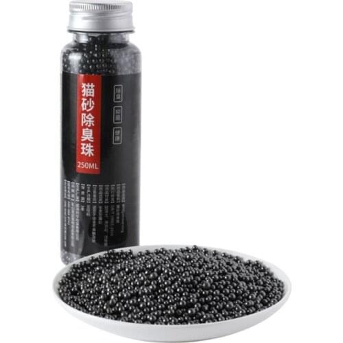 Pet Cat Litter Deodorant Beads Activated Carbon Absorbs Tight Odor Air Fresh 37MB