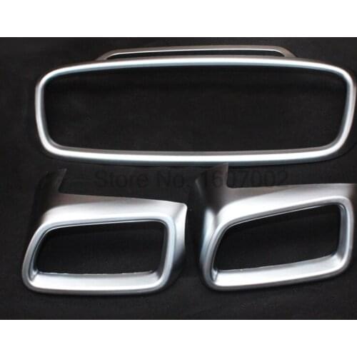 For KIA Sorento L 2015 3pcs ABS Chrome A/C Air Conditioning Vent Outlets Trim Cover Car Interior Accessories