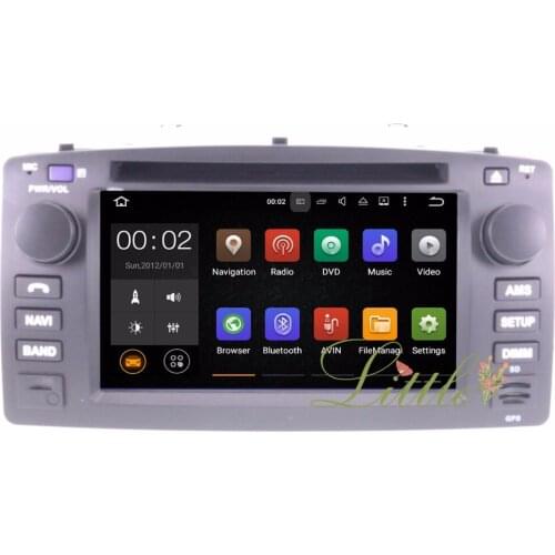 DVD Player Android6 Car GPS Navigation for Toyota Corolla 2001-2006 8 core multimedia Radio Wifi Seceiver,Support Can-Bus