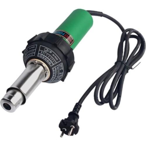 220V 1500W 50Hz Electronic Hot Air Guns Plastic Welding Torch Welder Heat Hot Tools Kit + Nozzle Welding Machine Flato tip