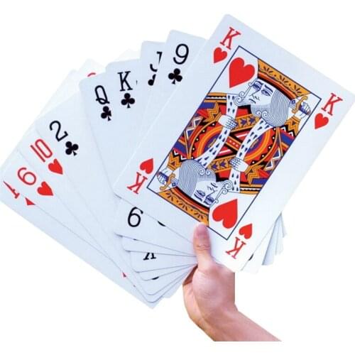 Playing Cards Extra Large Oversized Playing Cards Big Cards Poker Four Times 9 Times Poker Cards Games