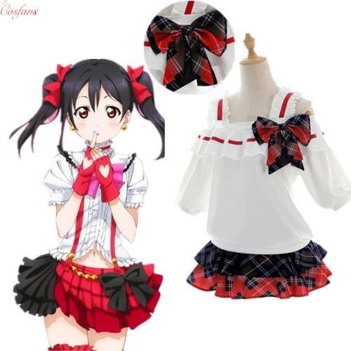 Love Live School Idol Project Yazawa Nico Tops Dress Uniform Outfit Anime Cosplay Costumes full set