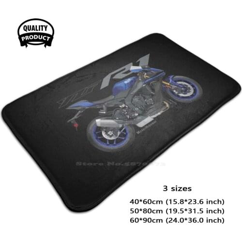 R1 19 Blue Sl 3D Household Goods Mat Rug Carpet Foot Pad Motorcycles Moto Ride Rideordie Ridetolive Bike Motorbike Cruise Best