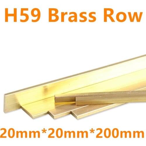 20x20x200mm H59 High Quality Brass row Brass Shaft Copper Square Flat Bar Model Maker DIY material All sizes in stock