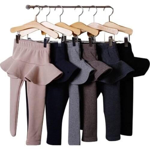 2020 New Girls Pants Children Clothing Cotton Warm Baby Girl Skirt-pants Toddler Leggings Girl Winter Clothes High Quality,#5449