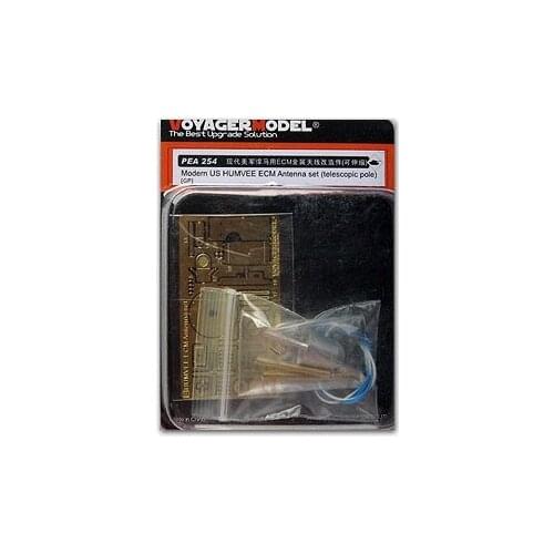 KNL HOBBY Voyager Model PEA254 & Htto Hummer & Lightweight Tactical Vehicle with Metal Retractable ECM Antenna