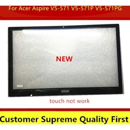 Touch can not work) New 15.6" Touch Screen Glass Repairing Parts For Acer Aspire V7-582P V5-552 V5-552G V5-552P V5-552PG