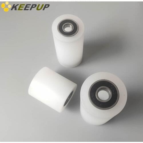 Bearing hole 6mm,POM bearing pulley Bearing inner diameter 10mm Guide wheel, Unpowered roller