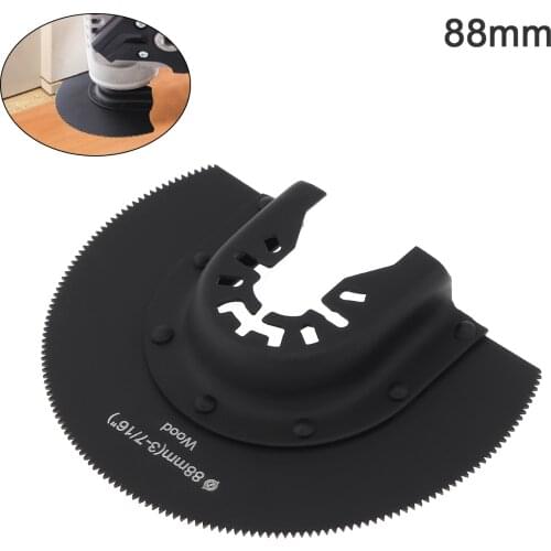 88mm Black 65 Manganese Steel Saw Blade Power Tool with Sharp Tooth for Wood Cutting Sheet Grinding PVC Cutting Nail Cutting
