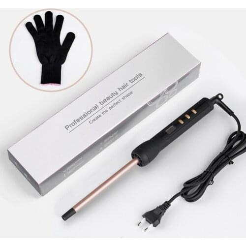 Practical Hair Curler LCD Display Beauty Salon Electric Curling Iron Hair Waver Ceramic Curling Wand Hair Styling Tool