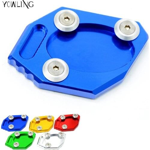 Motorcycle Kickstand Foot Side Stand Extension Pad Support Plate For KAWASAKI ER6N ER6F Ninja 650 650R 2006 2007 2008 2009-2014