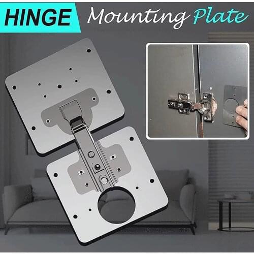 Furniture Cupboard Hinge Repair Mount Door Drawer Hardware Repair Plate Mounting Screws Cabinet Cupboard Furniture