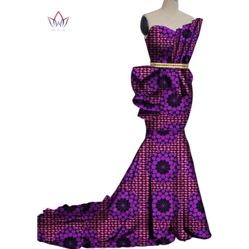 Off Shoulder Wedding Dresses for Women Party Casual Date Dashiki African Women Long Dresses African Dresses for Women WY4662
