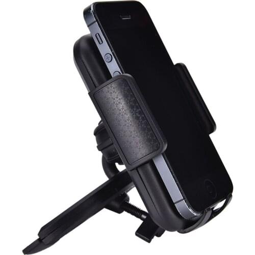 Universal CD Slot Car Mount Holder Stand for iPhone Samsung and Other Phones 360 Degree Rotation Vent Mount Holder