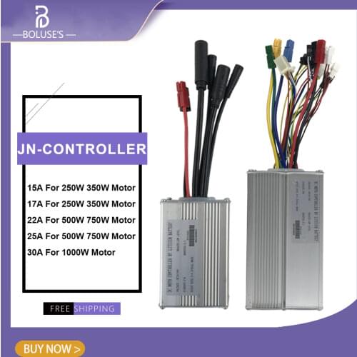 Brushless Motor Controller JN 15A 17A 22A 25A 30A 35A For 250W TO 1500W Electric Scooter Accessor Electric Bicycle Accessories