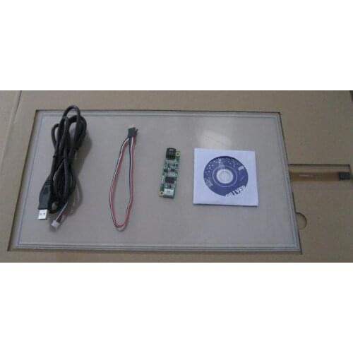 15.6 inch 358.3mm*208.5 mm touch panel 4 wire resistive touch screen with USB port controller+Touch controller card+CD Room