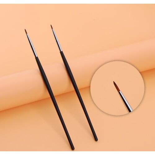 Lucky-Girls 2pc Fine Eyeliner Brush Liquid Gel Eyeliner Makeup Brush Precision Thin Long Eyeliner Brush Professional Liner Brush