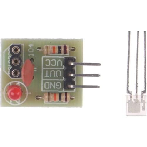 5V Laser Sensor Module Non-modulator Tube Laser Receiver Module DIY For Arduino 1.52*2.22cm